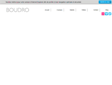Tablet Screenshot of boudrostudio.com